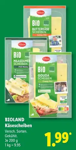 Lidl BIOLAND Käsescheiben Angebot
