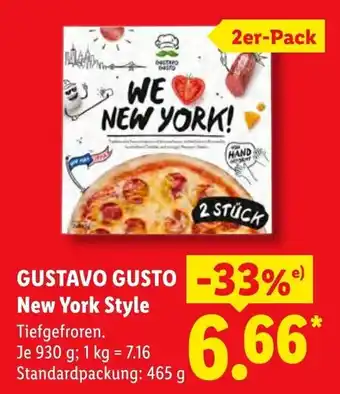 GUSTAVO GUSTO New York Style