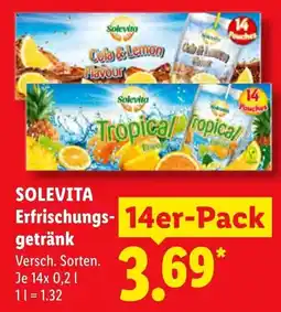 Lidl SOLEVITA Erfrischungsgetränk Angebot