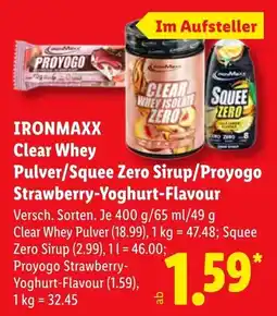 Lidl IRONMAXX Clear Whey Angebot