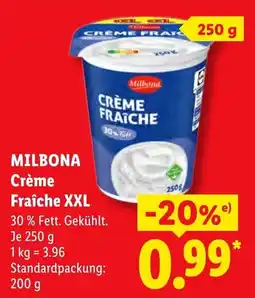 Lidl MILBONA Crème Fraîche XXL Angebot