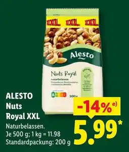 Lidl ALESTO Nuts Royal XXL Angebot