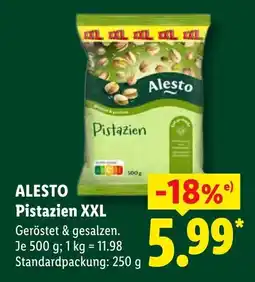Lidl ALESTO Pistazien XXL Angebot