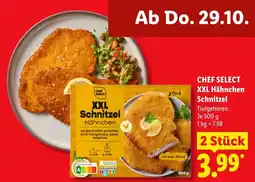 Lidl CHEF SELECT XXL Hähnchen Schnitzel Angebot
