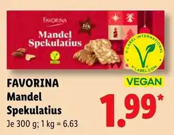 Lidl FAVORINA Mandel Spekulatius Angebot