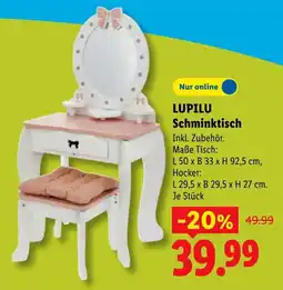 Lidl LUPILU Schminktisch Angebot
