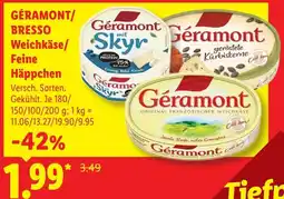 Lidl Géramont Weichkäse Angebot