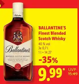 Lidl Ballantine's Finest Blended Scotch Whisky Angebot