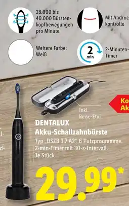 Lidl DENTALUX Akku-Schallzahnbürste Angebot