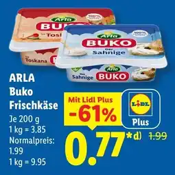 Lidl ARLA Buko Frischkäse Angebot