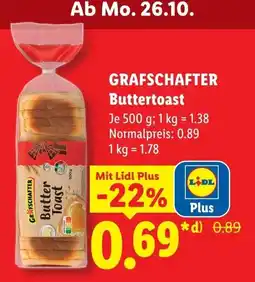 Lidl GRAFSCHAFTER Buttermtoast Angebot