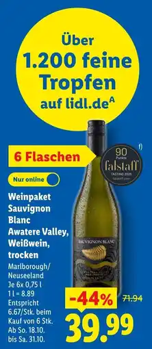 Lidl Weinpaket Sauvignon Blanc Angebot