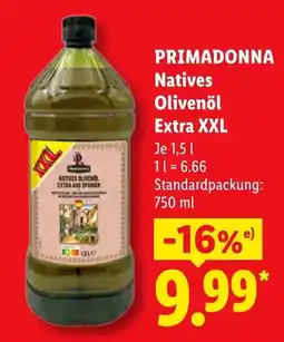 Lidl PRIMADONNA Natives Olivenöl Extra XXL Angebot