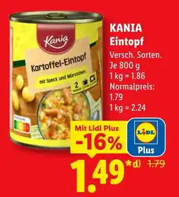 Lidl Kania Kartoffel-Eintopf Angebot