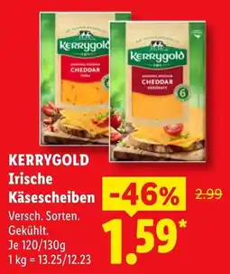 Lidl KERRYGOLD Irische Käsescheiben Angebot