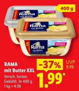 Lidl Rama mit Butter XXL Angebot