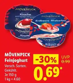Lidl MÖVENPICK Feinjoghurt Angebot