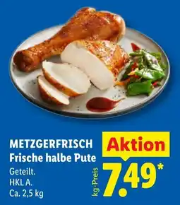 Lidl METZGERFRISCH Frische halbe Pute Angebot