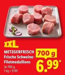 Lidl METZGERFRISCH Frische Schweine-Filetmedaillons Angebot