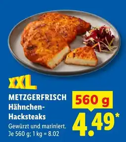 Lidl METZGERFRISCH Hähnchen-Hacksteaks Angebot