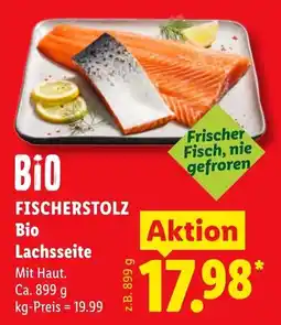 Lidl Bio Fischerstolz Bio Lachsseite Angebot