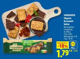 Lidl VEMONDO Vegane Karamellkekse Angebot