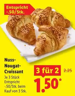 Lidl Nuss-Nougat-Croissant Angebot