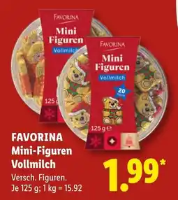 Lidl FAVORINA Mini-Figuren Vollmilch Angebot