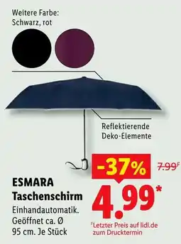 Lidl ESMARA Taschenschirm Angebot