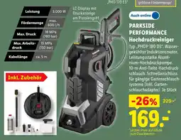 Lidl PARKSIDE PERFORMANCE Hochdruckreiniger Angebot