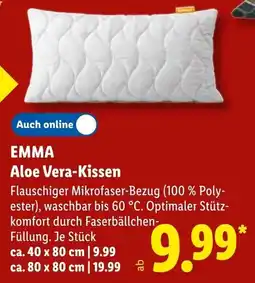 Lidl EMMA Aloe Vera-Kissen Angebot