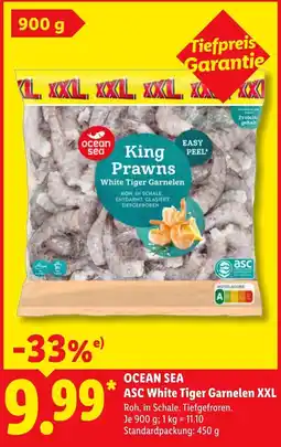 Lidl OCEAN SEA ASC White Tiger Garnelen XXL Angebot