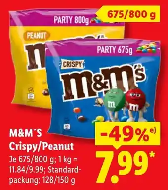 M&M'S Crispy/Peanut