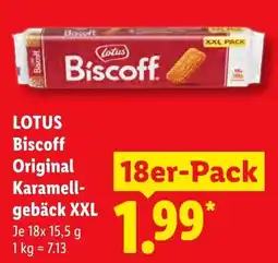 Lidl LOTUS Biscoff Original Karamell-gebäck Angebot