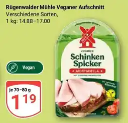 Globus Rügenwalder Mühle Schinken Spicker Angebot