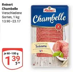 Globus Reinert Chambelle Salami Angebot
