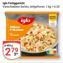 Globus Iglo Fertiggericht Angebot
