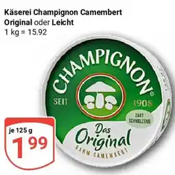 Globus Käserei Champignon Camembert Angebot