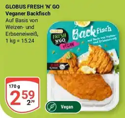 Globus GLOBUS FRESH 'N' GO Veganer Backfisch Angebot