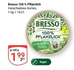 Globus Bresso 100% Pflanzlich Angebot