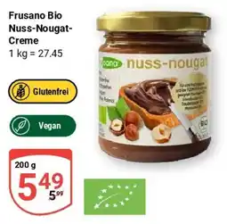 Globus Frusano Bio Nuss-Nougat-Creme Angebot