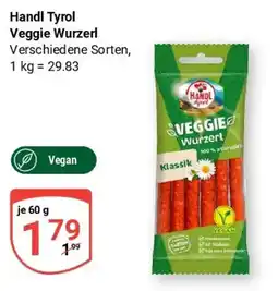 Globus Handl Tyrol Veggie Wurzerl Angebot