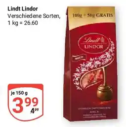 Globus Lindt Lindor Angebot