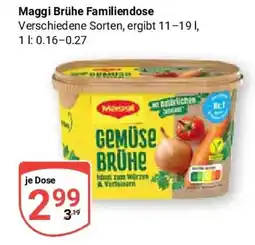 Globus Maggi Gemüse Brühe Angebot