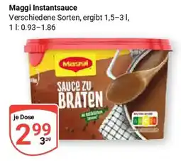 Globus Maggi Instantsauce Angebot