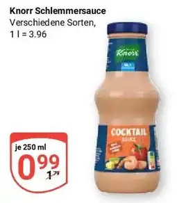 Globus Knorr Schlemmersauce Angebot