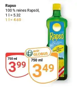 Globus Rapso 100 % reines Rapsöl Angebot