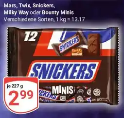 Globus Snickers Minis Angebot