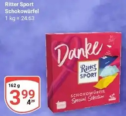 Globus Ritter Sport Schokowürfel Angebot