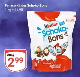 Globus Ferrero Kinder Schoko-Bons Angebot